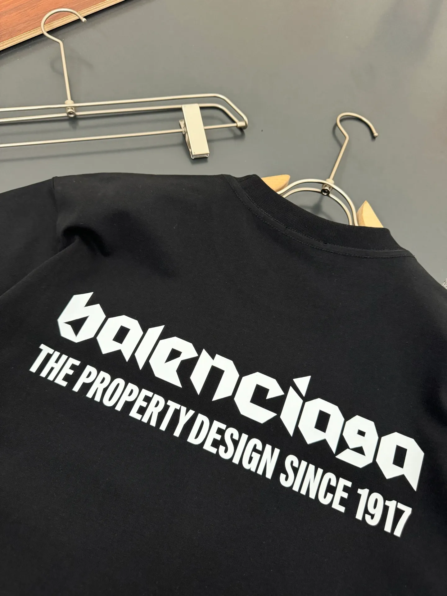 Balenciaga* *320g t logo New Arrival t ， ， Versatile ：Black White Sizes：S M L XL XXL